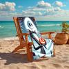 1Pc Nightmare Before Christmas Beach Towel, Quick Dry, Multi-Use for Beach Pool Gym Yoga Home Travel, Christmas, Halloween, Xmas Gift S537