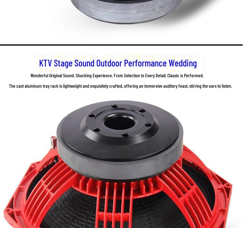 Professional 12" & 15" Full-Range Bass Stage Speaker for KTV