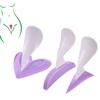 Eddya Women Heart Triangle Shape Pubic Hair Razor Bikini Trimmer Intimate Shaver Tool
