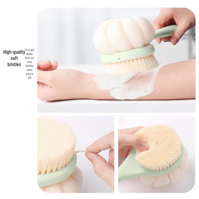 Long Handle Double-Sided Bath Brush