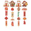 2026 Year of the Horse Cartoon Garland: Festive Hanging Ornaments for New Year's Spring Festival Celebration.