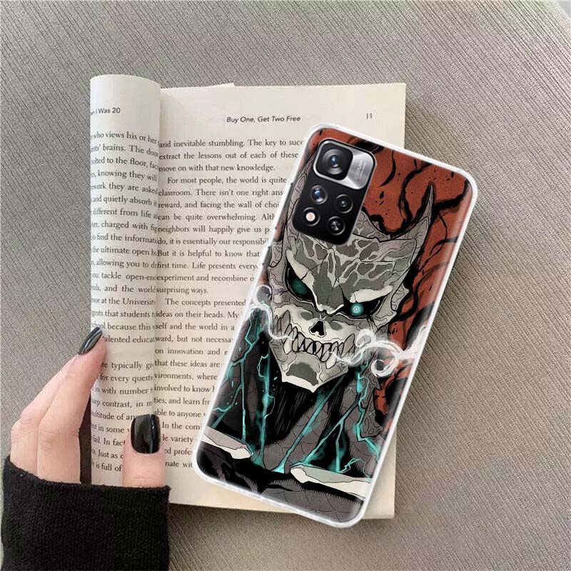 Kaiju Nr. 8 Anime Handyhülle Für Redmi Note 13 12 Pro Plus 14 15 Pro 5G 11 11T 11E 11S 10 Pro 10S 9 9S Hülle Handy Klar TPU Capa
