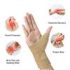 Wrist And Thumb Support Braces, 1 Pair Breathable Thumb Compression Arthritis Gloves With Gel Thumb Injury Pads For Thumb Pain Relief From Sprains, Te