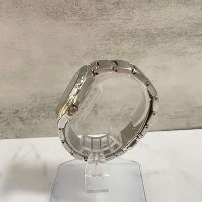 SEIKO 7N42 7000 Watch Men Day Date Quartz Silver Dial Timepiece Authentic