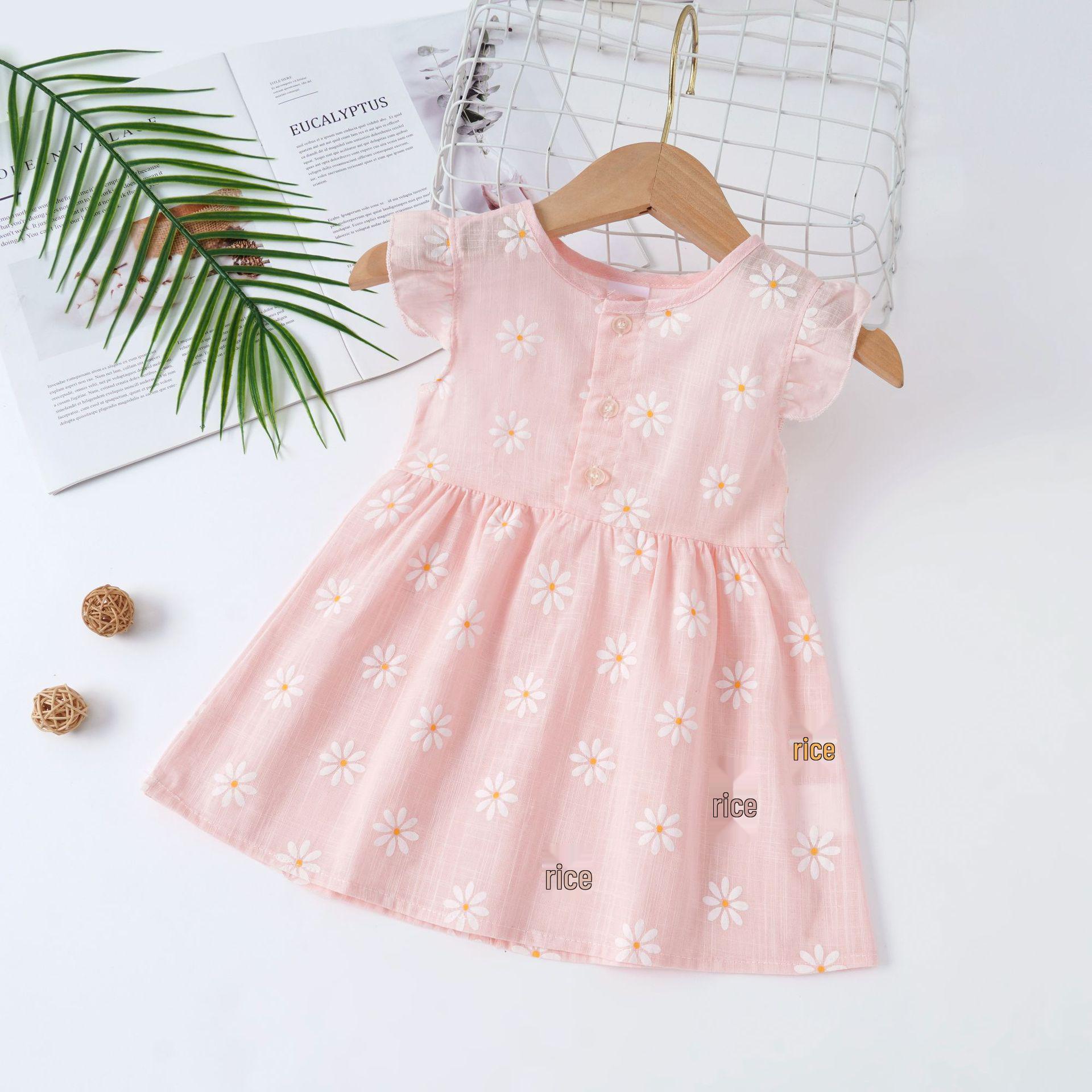 

Летнее платье принцессы с оборками для девочек – Дизайн с принтом и короткими рукавами 3Y