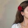 Romantic Red Rose Hair Clip Elegant Special Hair Accessory for Women, Perfect for Valentine'S Day Gifts