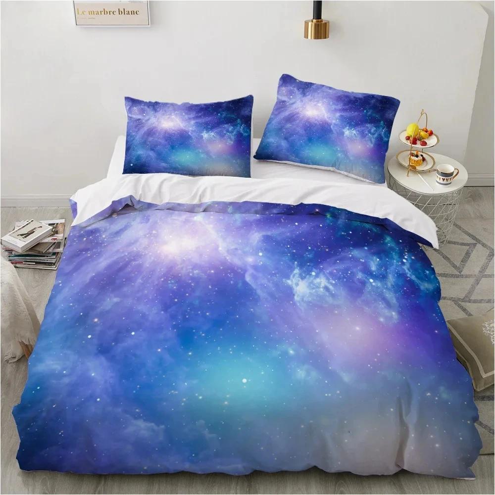 Moon Bedding Set Night View Duvet Cover Set With Pillowcase Bedding King Queen Full Double Single Size Luxury Bedxclothes Decor