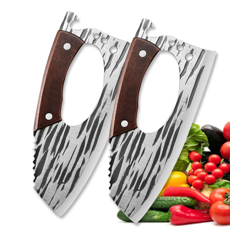 Stainless Steel Forged Kitchen Boning Knife New Effort Saving Chef Knife Meat Cleaver Fish Killing Knife Household Chopper Knife