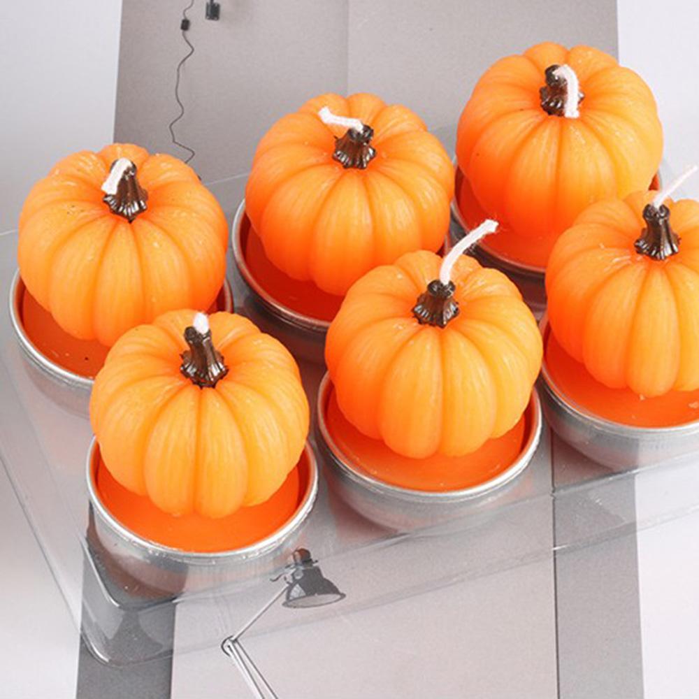 3D Candle  Making Halloween Decor Decoration Pumpkin Candle Candle Mold Mould Silicone Mold