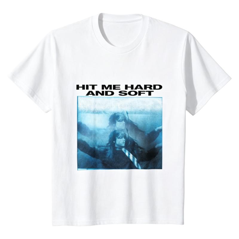

Underwater Double Exposure Billie Eilish TShirt Premium Cotton Crew Neck Short Sleeve High Street Y2K Music Casual Graphic Top 4XL
