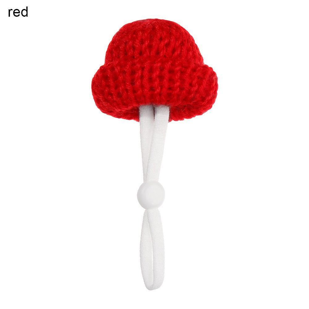 

2PCS Fashion Dress Up Solid Color Knitted Coats Costume Dog Socks Pet Cap Pet Hats красный
