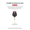 Key Case with Buckle for Nissan Sylphy, Tiida, Sunny, and March Models