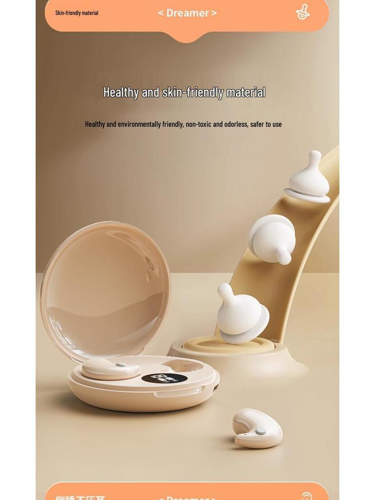 2025 Ultra-Thin Bluetooth Sleep Headphones: Long Battery Life, High Sound Quality, Noise Cancelling, Wireless In-Ear Design.