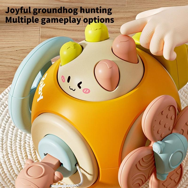 Interactive Baby Activity Ball Toy For Car Rides Fine Motor Skill Building Sensory Toy for Toddler Hand Eye Coordination