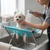 Folding Dog Grooming Table Quick Drying Cat Bathing Rack Pet Washing Station  Home Use