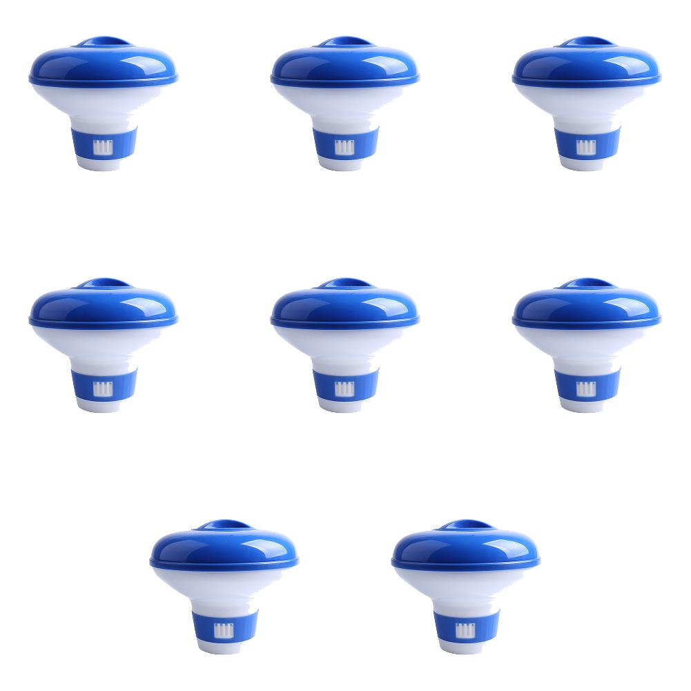 Swimming Pool Floating Chlorine Dispenser Disinfection Automatic Applicator Pump Pill Disinfecting Box Spa Pool Accessories