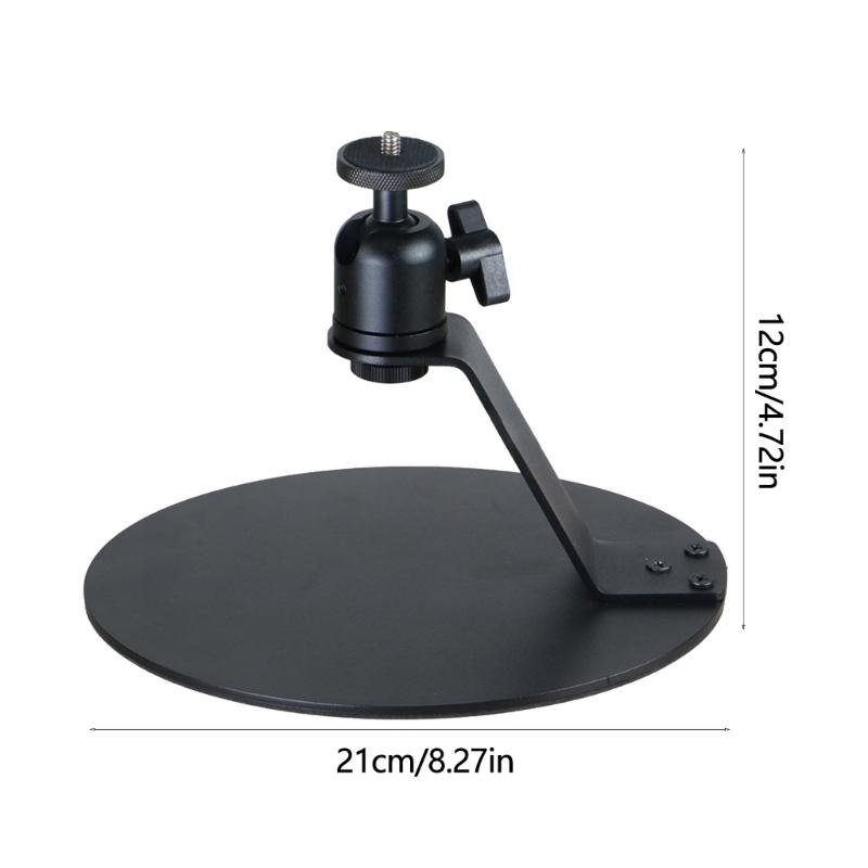 Projector Stand Table Desktop Stand Projector Mount with 360 Degree Adjustable Metal Desktop Stand for Projector