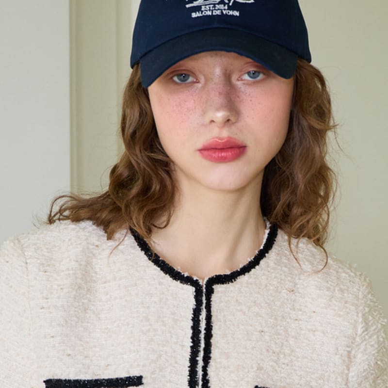 

SALON DE YOHN Business Trip Ball Cap_ Navy Navy