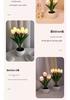 Elegant Tulip Night Light: High-End Decorative Bedside Lamp for Bedroom Ambiance