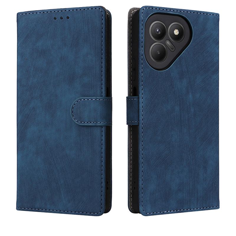 Flip Cases for Tecno Pova 7 PU Leather Full-Body Protection With [RFID Blocking] Shockproof Durable Retro Phone Case