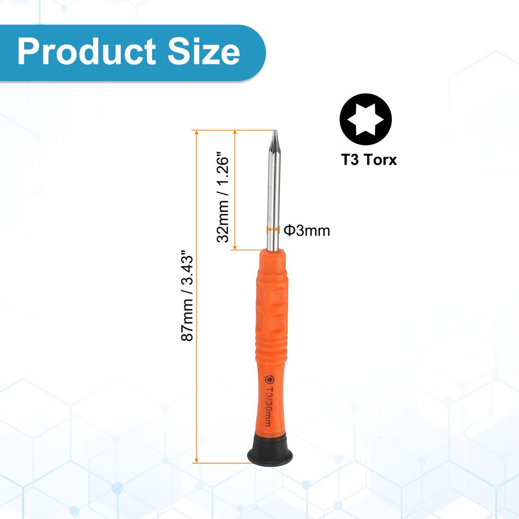2/5/10pcs PH1.2-PH2 SL1.5 SL2 Mini Torx Phillips Y Type Five Star Head Slotted Screwdriver 3mm Shank Small Appliances Repairs