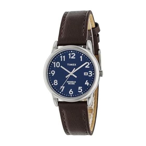 [TIMEX] Watch Unisex Easy Reader Easy Reader Quartz Stainless Steel Calf Leather TW2V75200 [Parallel Import]
