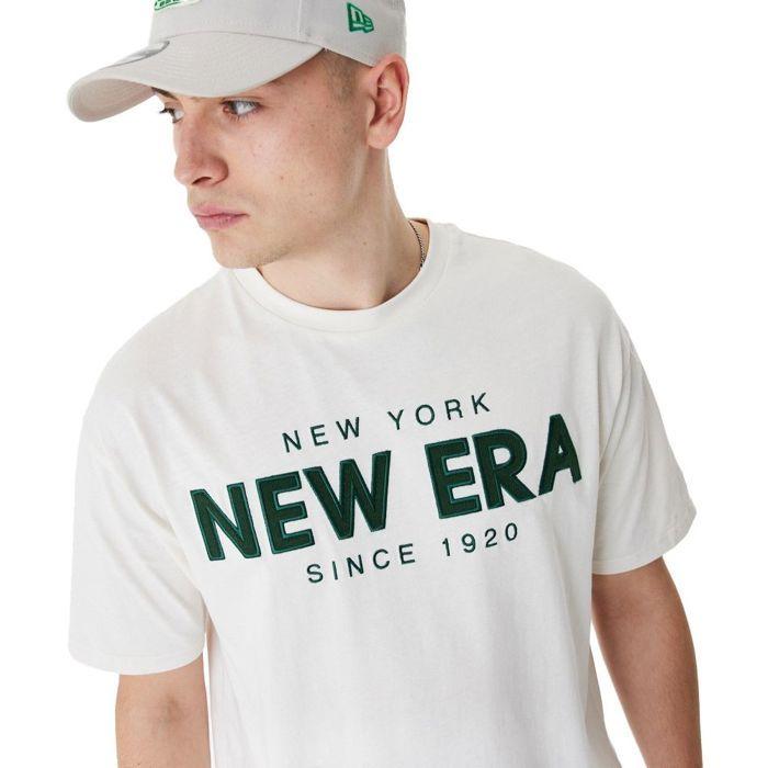 New Era Oversized Shirt - BRAND LOGO off white