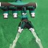 Connecteur de Tuyau 4 Voies 2 Voies 3/4" Diviseur d'Eau de Jardin Adaptateur Robinet Vanne d'Arrêt de Tuyau pour Jardin Domestique