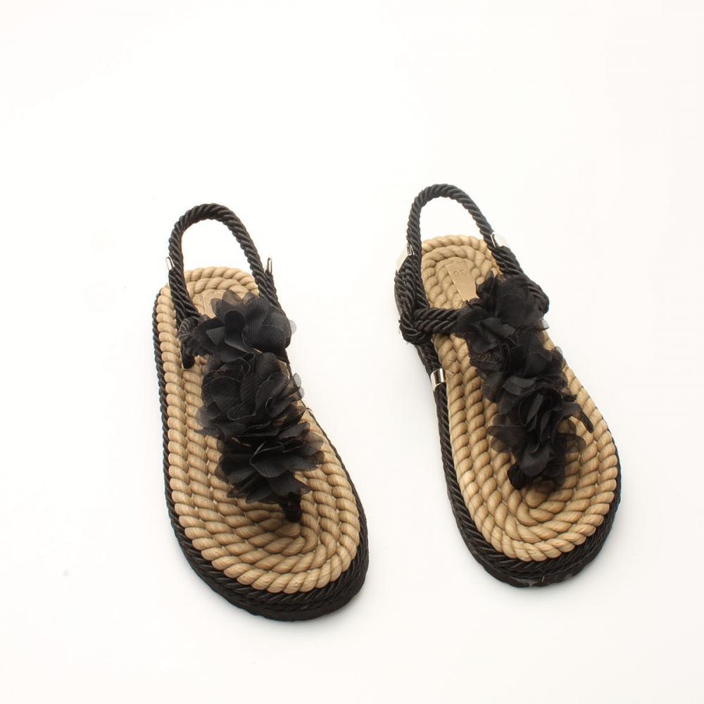

Черные женские сандалии Rope Rope 39 чёрный