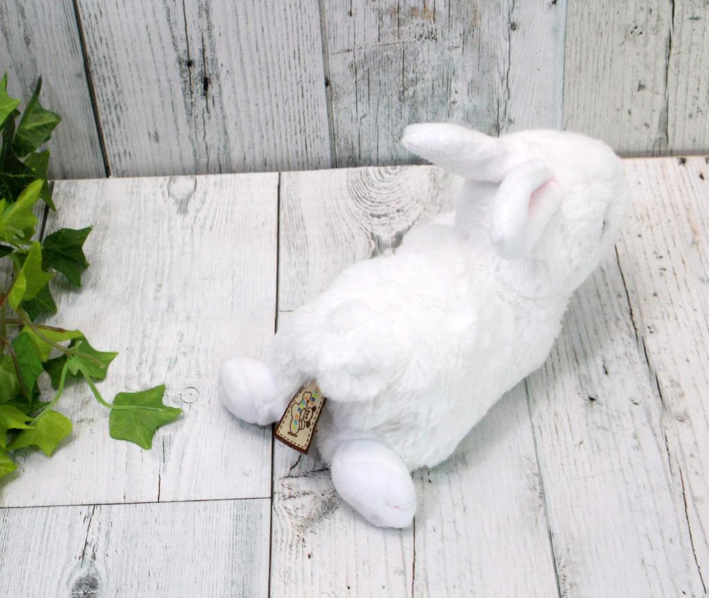 Takeoff Maron the Rex Rabbit Plush Toy, White