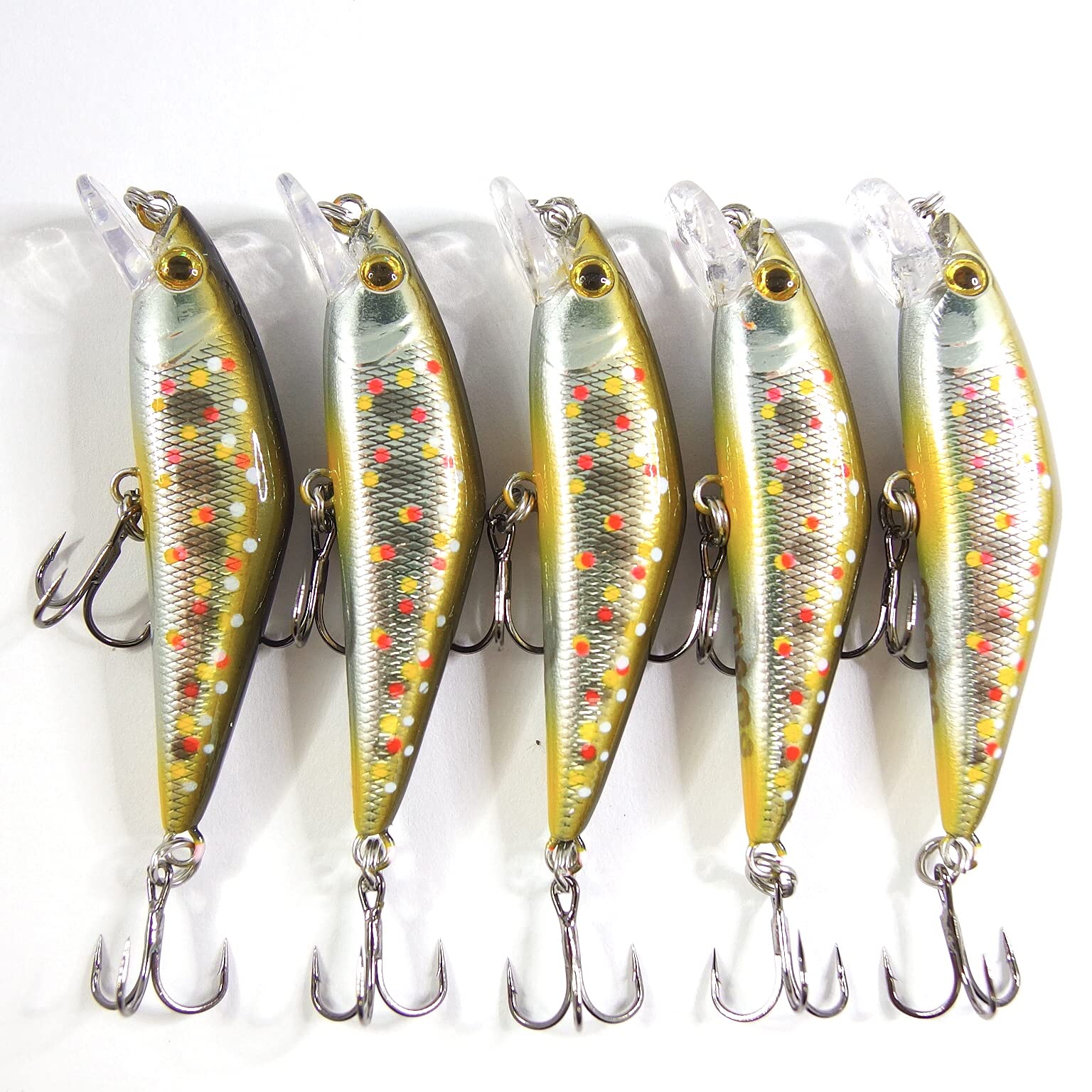 

Mountain stream trout Momo Lure Heavy sinking minnow 50mm Tungsten For contacting Yamame [Momo Lure] D-Minnow 4.8g built-in trout. (5 amago)