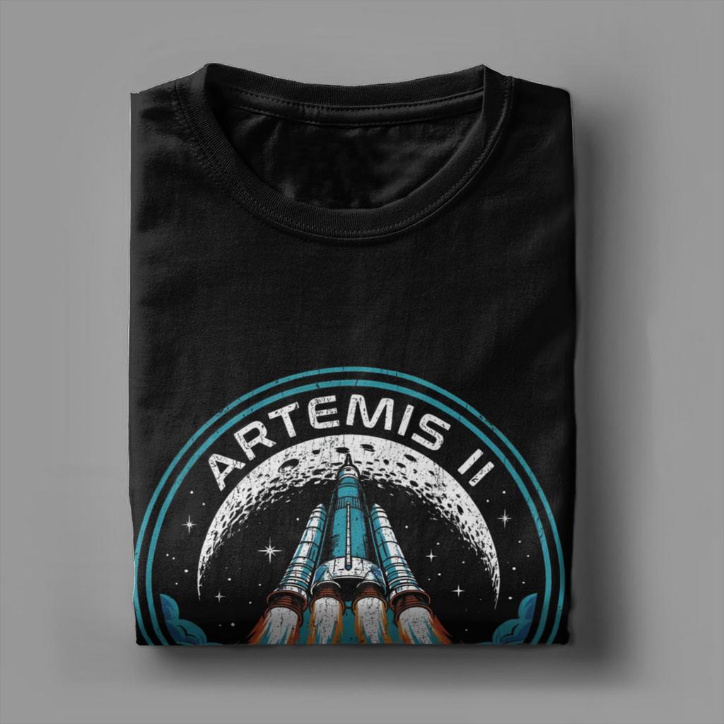 Artemis Space TShirt Summer Cotton TShirts For Unisex Casual Tee Shirt ShortSleeved Vintage Tees