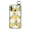 Lanyard Wristband Phone Case For Tecno Spark 7/Spark7T Anti-dust Wrist Strap Protective Ring Silicone Fashion Design