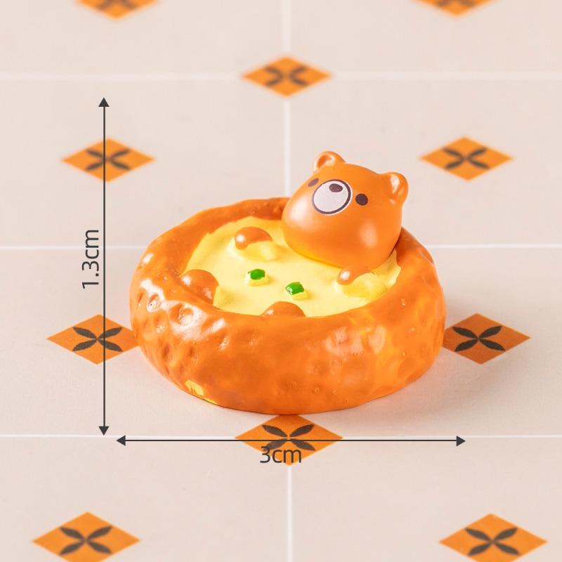 Micro-landscape Simulation Cute Little AnimalsDesserts Small Bbread Decorations Blind Bags