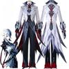Arlecchino The Knave Cosplay Costume Genshin Impact  Fatui Harbinger Wig Set Servant Snezhnaya Halloween Costumes For Women