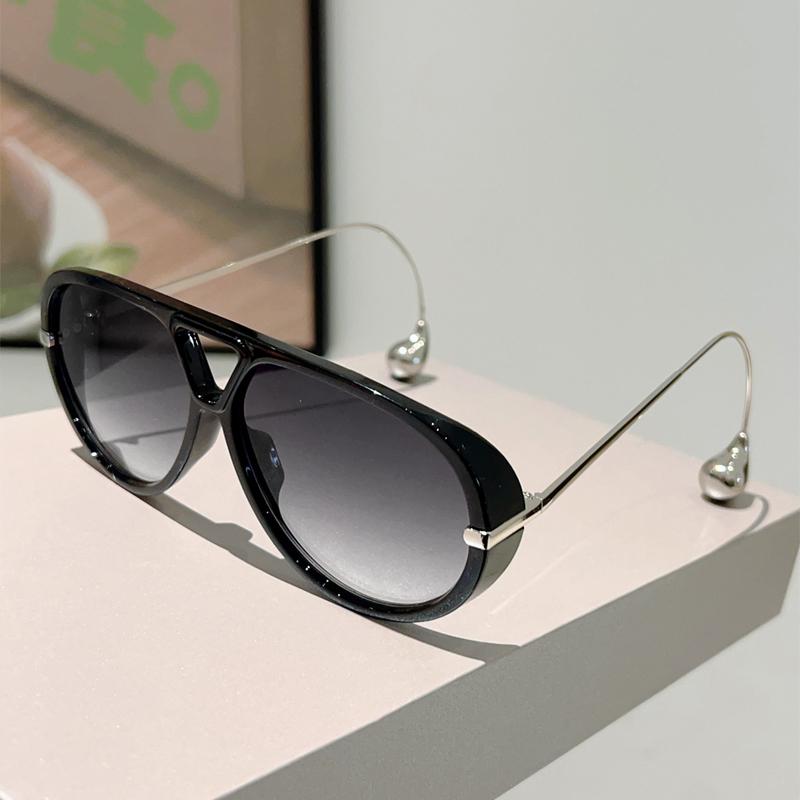 6pcs Fashion Brand Classic Rectangular Large Frame Sunglasses Women Designer Retro Sun Glasses INS Eyeglasses Men Unisex Shades
