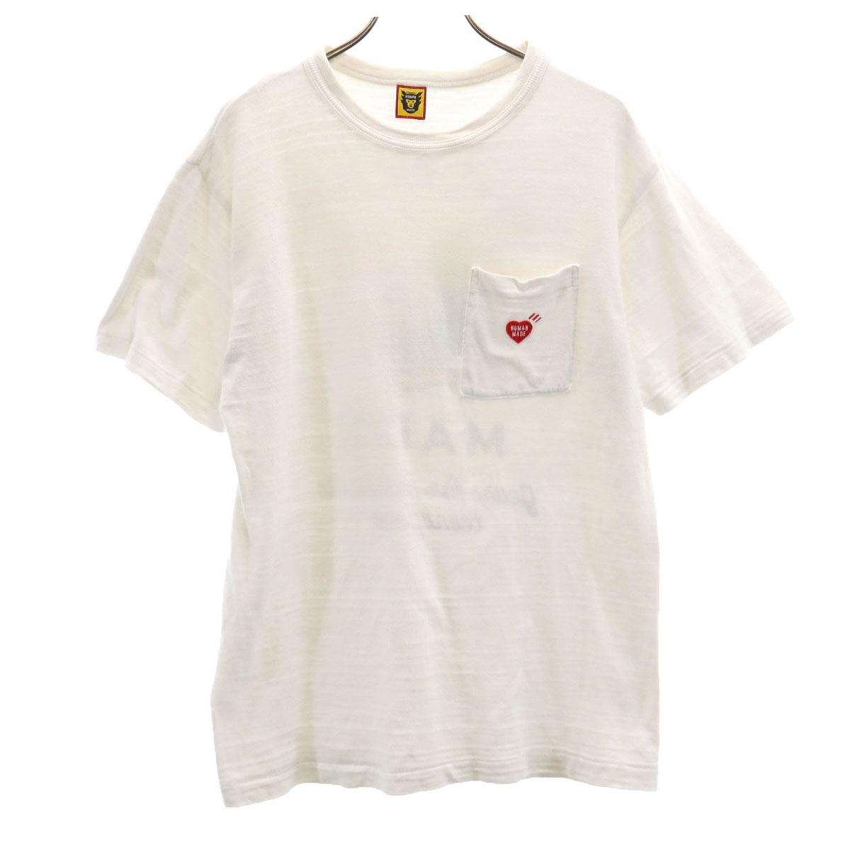 

HUMAN MADE сделано в Японии сумка с принтом птиц футболка с коротким рукавом S Poke T мужская б/у