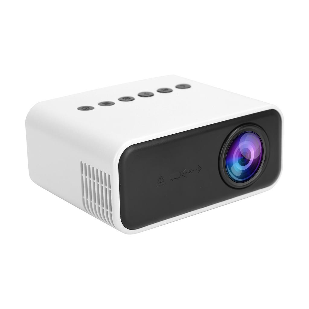 YT500 Mini Projector Portable Movie Projector with Audio and Video USB Memory Card Interfaces 100‑240V