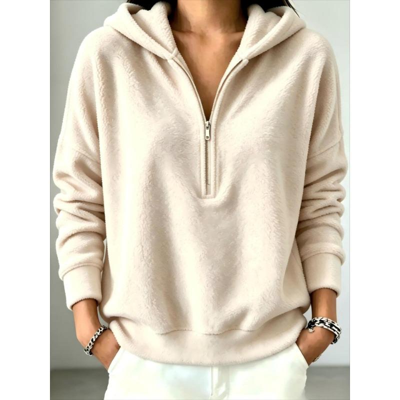 Women S Fall Winter Fleece Hooded Sweatshirt Casual