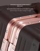 Aluminum Frame Luggage with Universal Wheels: 20", 24", 26" & 28" Carry-On Options for Students & Travelers