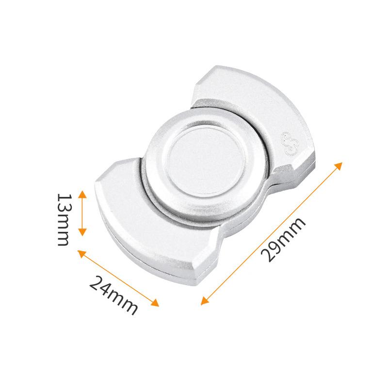 3-in-1 Magnetic Fidget Spinner and Slider Zinc Alloy EDC Stress Relief Fingertip Gyro Fidget Spinner Toy for Adult