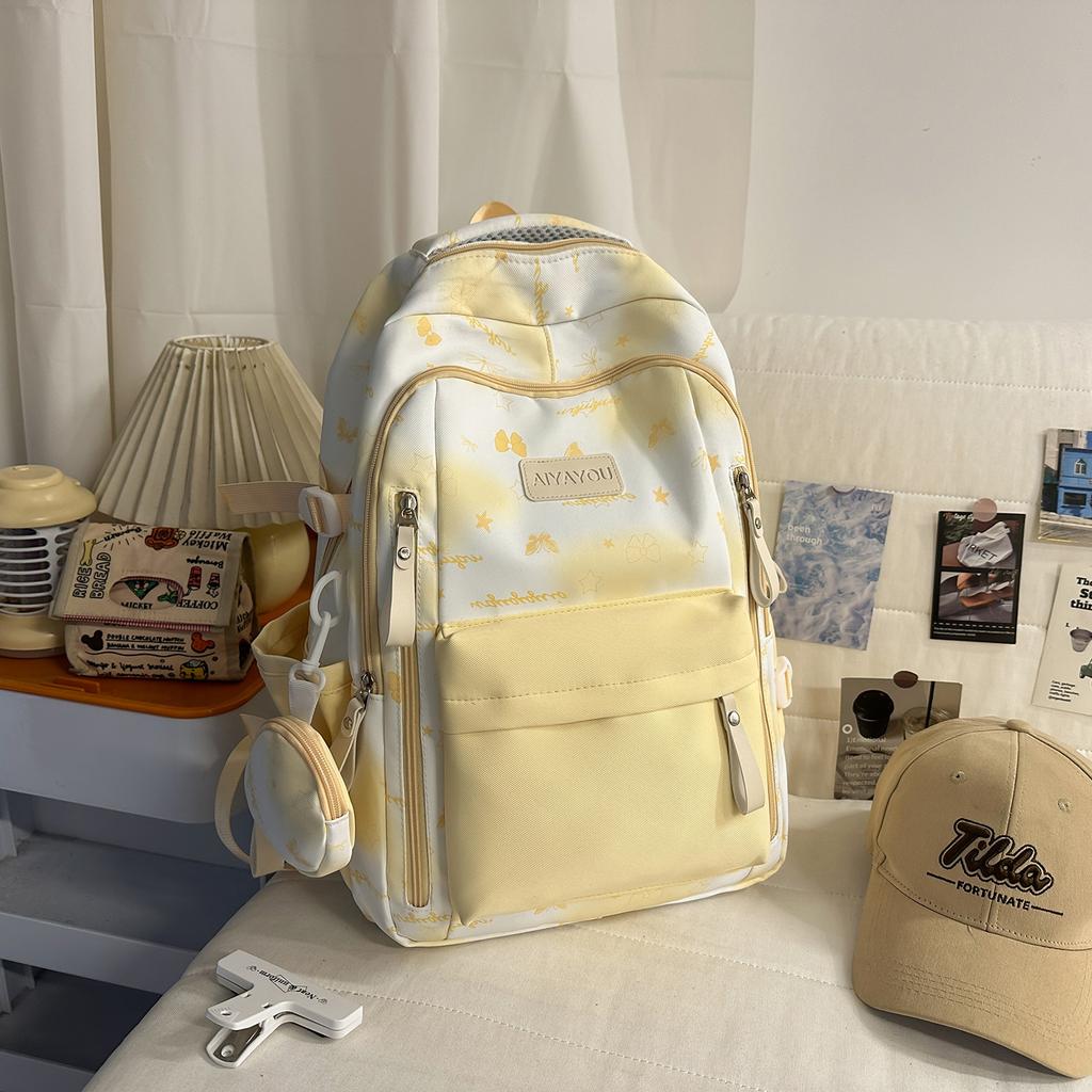 Schoolbag1011 New High-value Large-capacity Backpack Niche Design Backpack Cute Cartoon Schoolbag Girl Backpack