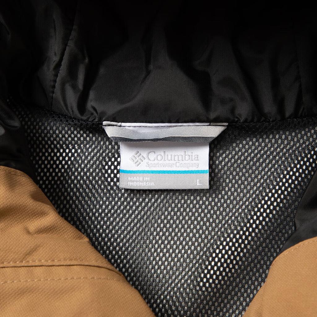 Columbia Hiking Outdoor Windbreaker Jacket With Logo Design Waterproof Windproof UV Resistant Durable Warm Men jackets Khaki WE2619-257