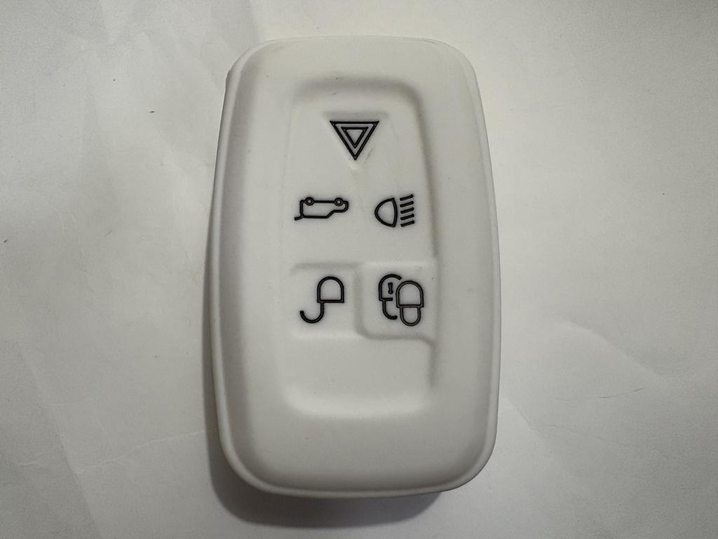 Custodia per Chiave Auto in Silicone a 5 Pulsanti Keyless per Land Rover Discovery 4 Range Rover Sport Vouge 2009 2010 2011 2012 Copri Telecomando Vuoto
