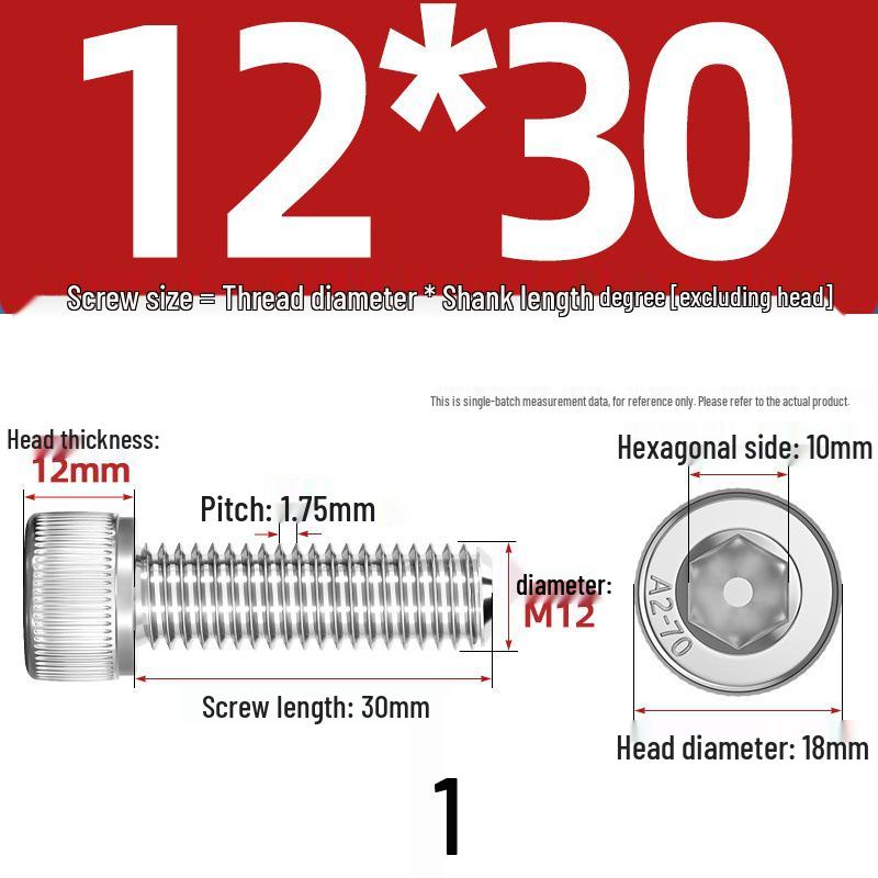304 Stainless Steel Hex Socket Cap Screw with Extended Thread