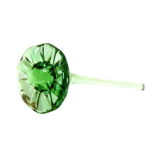 Mini Glas Blumen Dekoration Handgeblasen Kunstkristall Pflanzen Kleine Blumenvase Schmuckstück für Muttertag Geburtstagsgeschenke