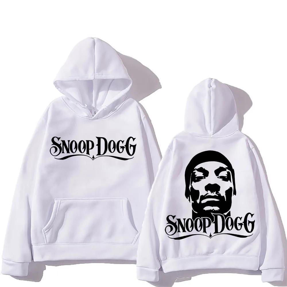Snoop Dogg Hoodie Back Printing Hooded Grunge Comfortable Sweatshirt Hip Hop Oversized Y2k Clothes Fleece Gothic Pullovers