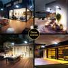 3000LM LED Wall Lights with Smart Sensors, Garden and Street Lights with Solar Charging, 3 Modes, Remote Control, IP67