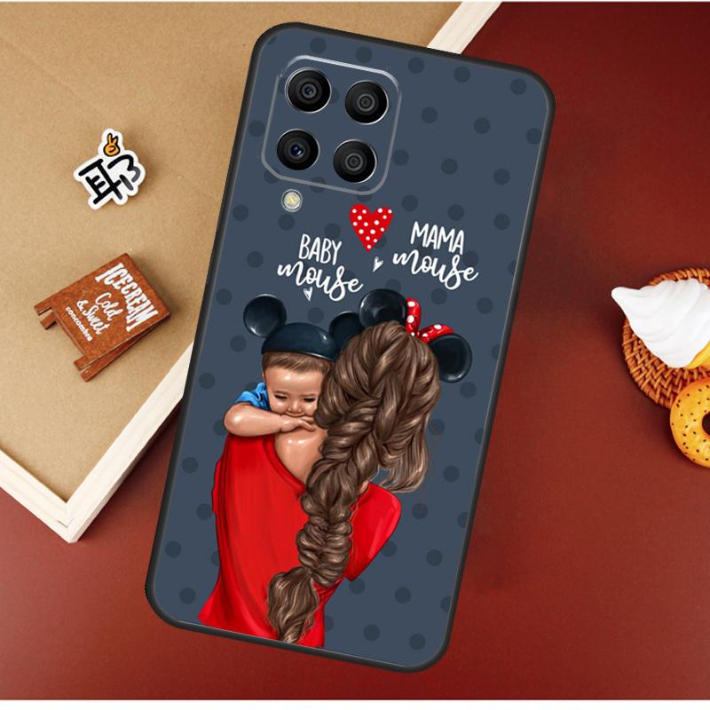 Beautiful Mother Daughter Son Case For Samsung Galaxy M51 M31 M21 M11 M16 M36 M56 M53 M12 M32 M52 M15 M35 M55 M14 M34 M54
