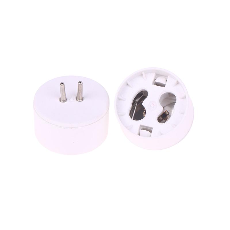 10Pcs Mr16 To Gu10 Socket Base Halogen Light Bulb Lamp Adapter Converter High Temperature Resistance Conversion Lamp Holder